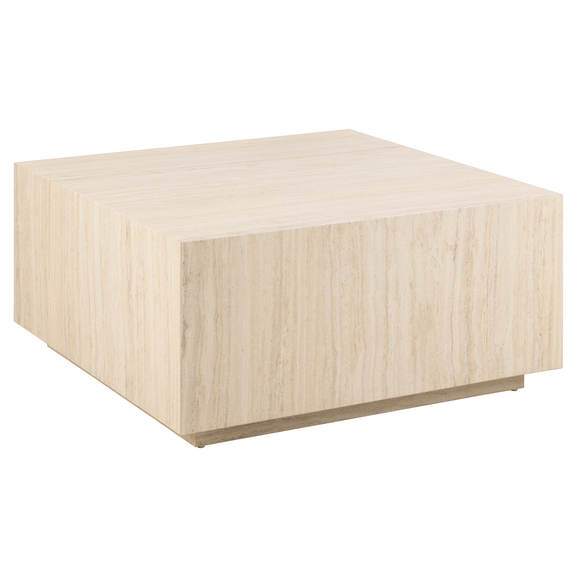 Dice sofabord, marmorlook | 90x90 - Møbelkompagniet