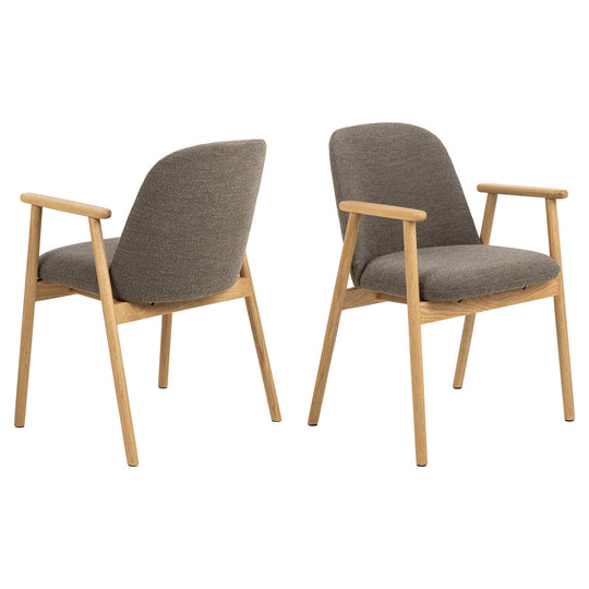 Lund spisebordsstol, Eg/Stof