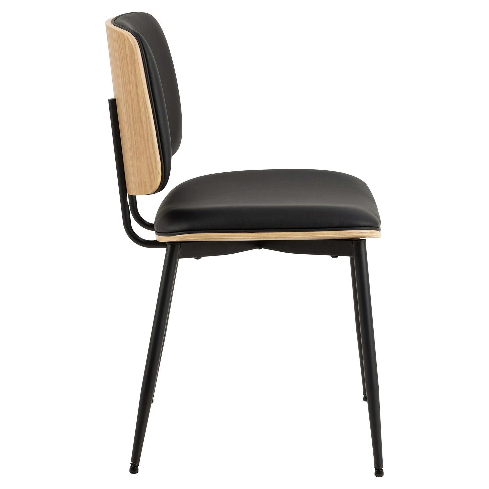 Forma spisebordsstol, PU læder/Eg - Møbelkompagniet