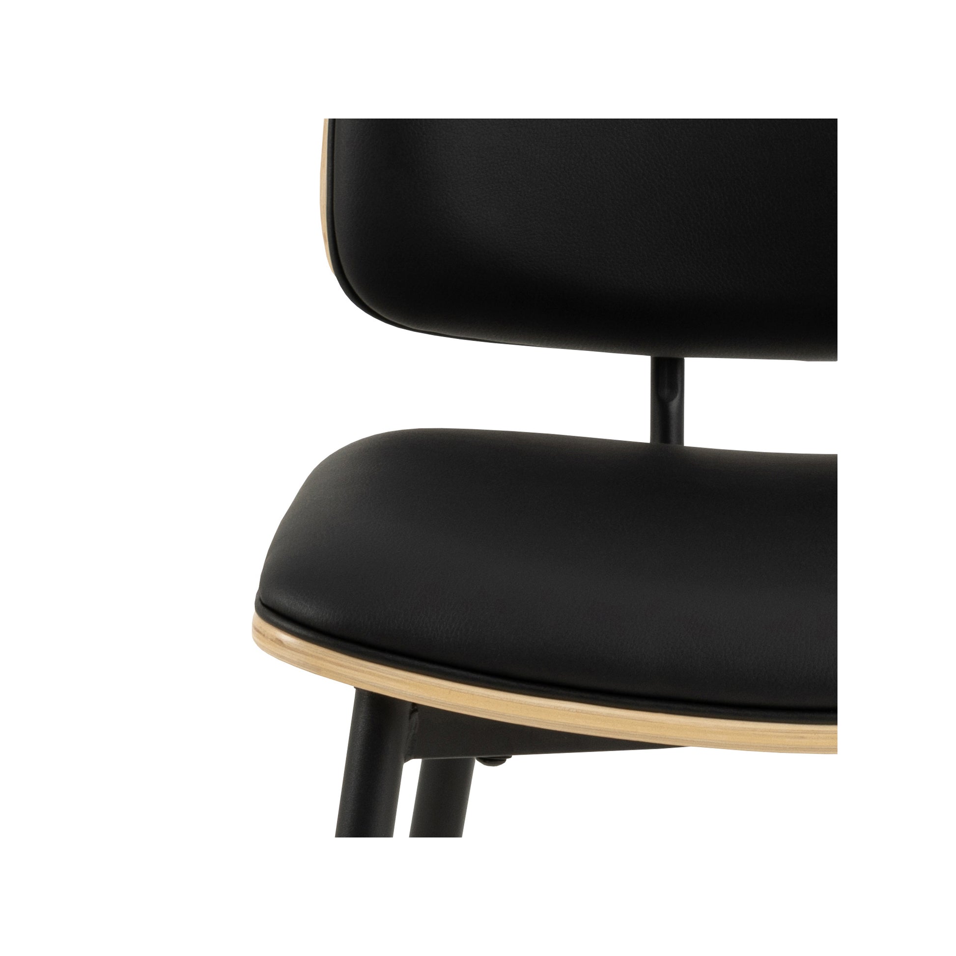 Forma spisebordsstol, PU læder/Eg - Møbelkompagniet