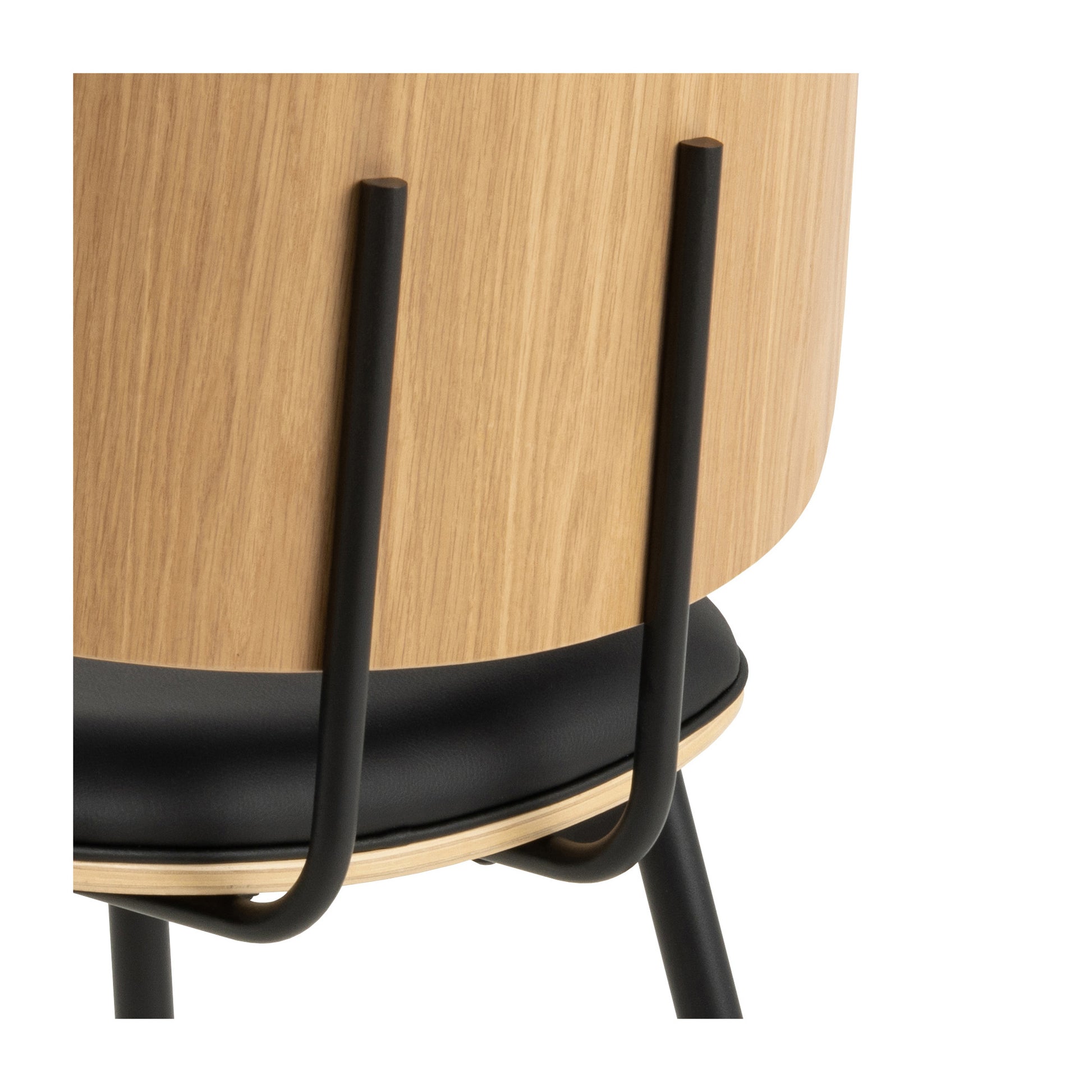 Forma spisebordsstol, PU læder/Eg - Møbelkompagniet