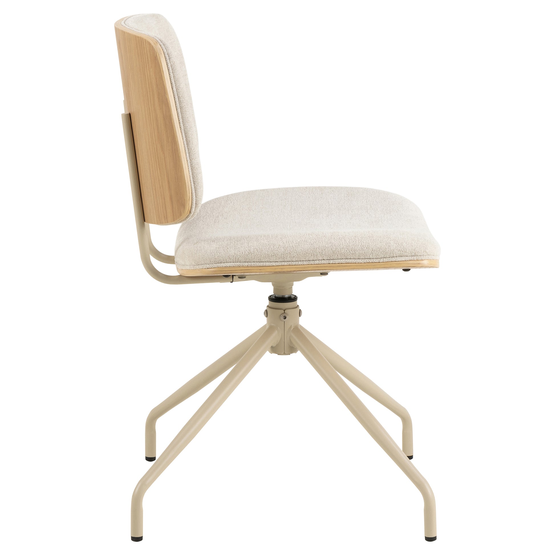 Forma spisebordsstol, Drejefunktion | Stof/Eg - Møbelkompagniet