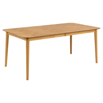 Jamestown spisebord, sildeben eg 180/258x100 (Inkl. tillægsplader)