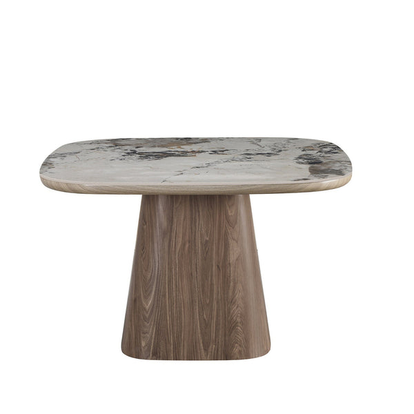Marmoris spisebord, keramik | 120x120 - Møbelkompagniet