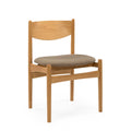Struct spisebordsstol, natur eg | Stof
