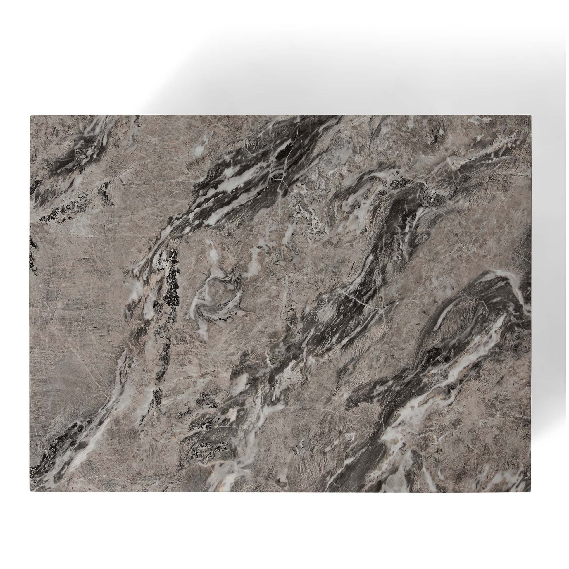 Dice sofabord, marmorlook | 80x60 - Møbelkompagniet