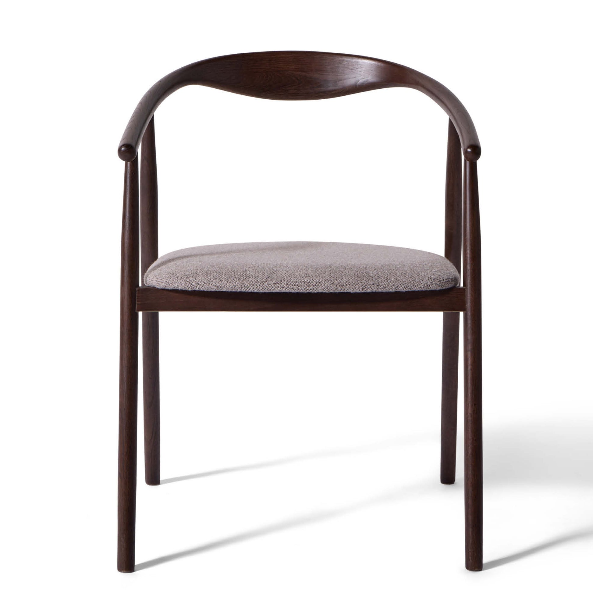 Eden spisebordsstol, Røget egetræ | Stof - Møbelkompagniet