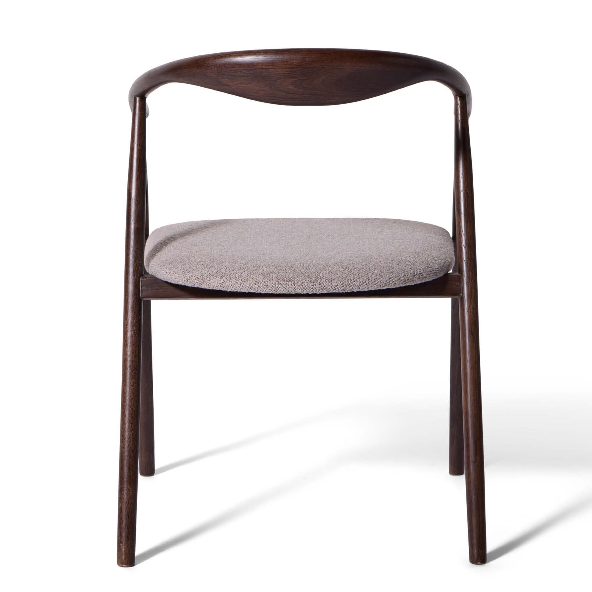 Eden spisebordsstol, Røget egetræ | Stof - Møbelkompagniet