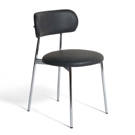 Halo spisebordsstol, Krom | PU læder