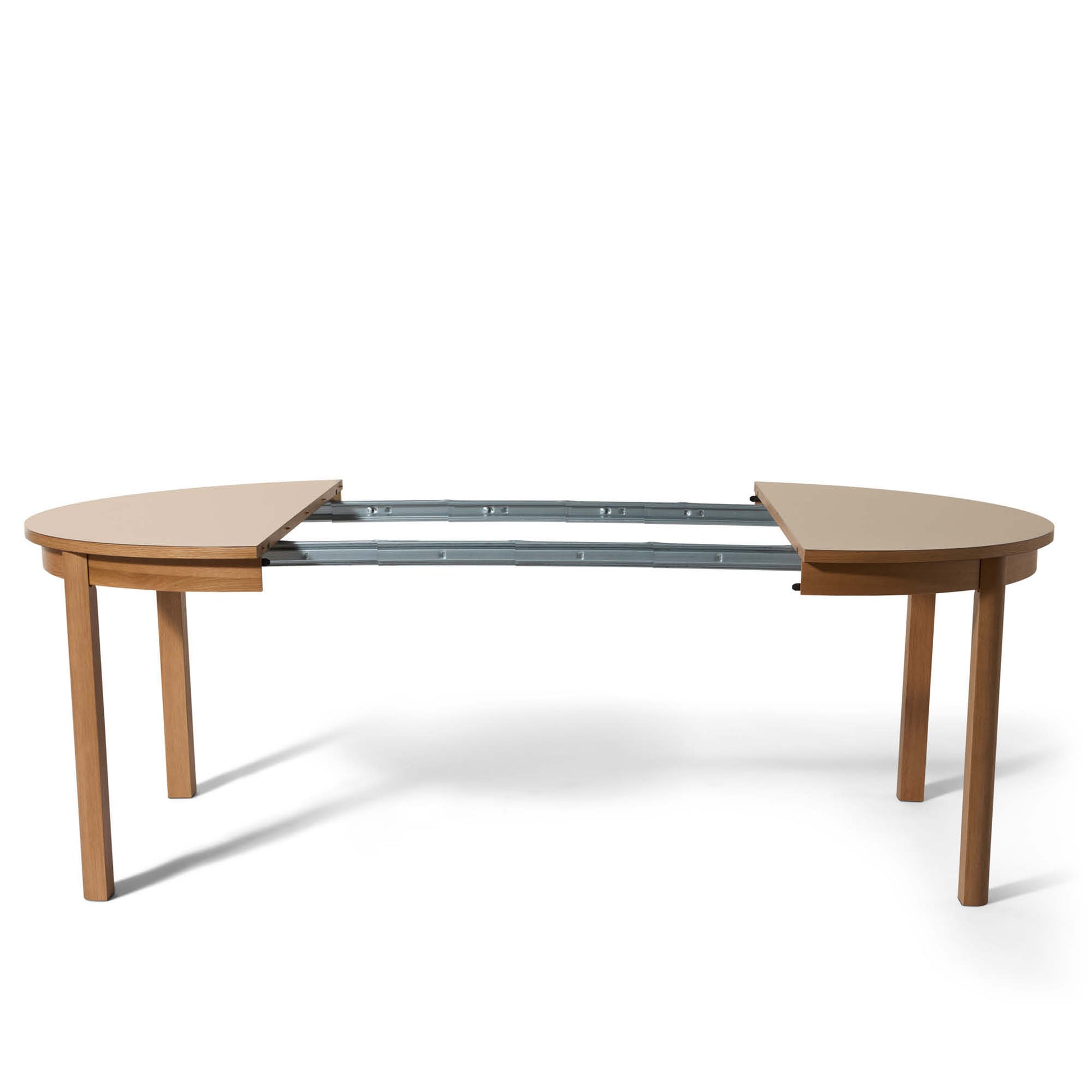 Holdbar spisebord, inkl. tillægsplader | Ø120/220 - Møbelkompagniet