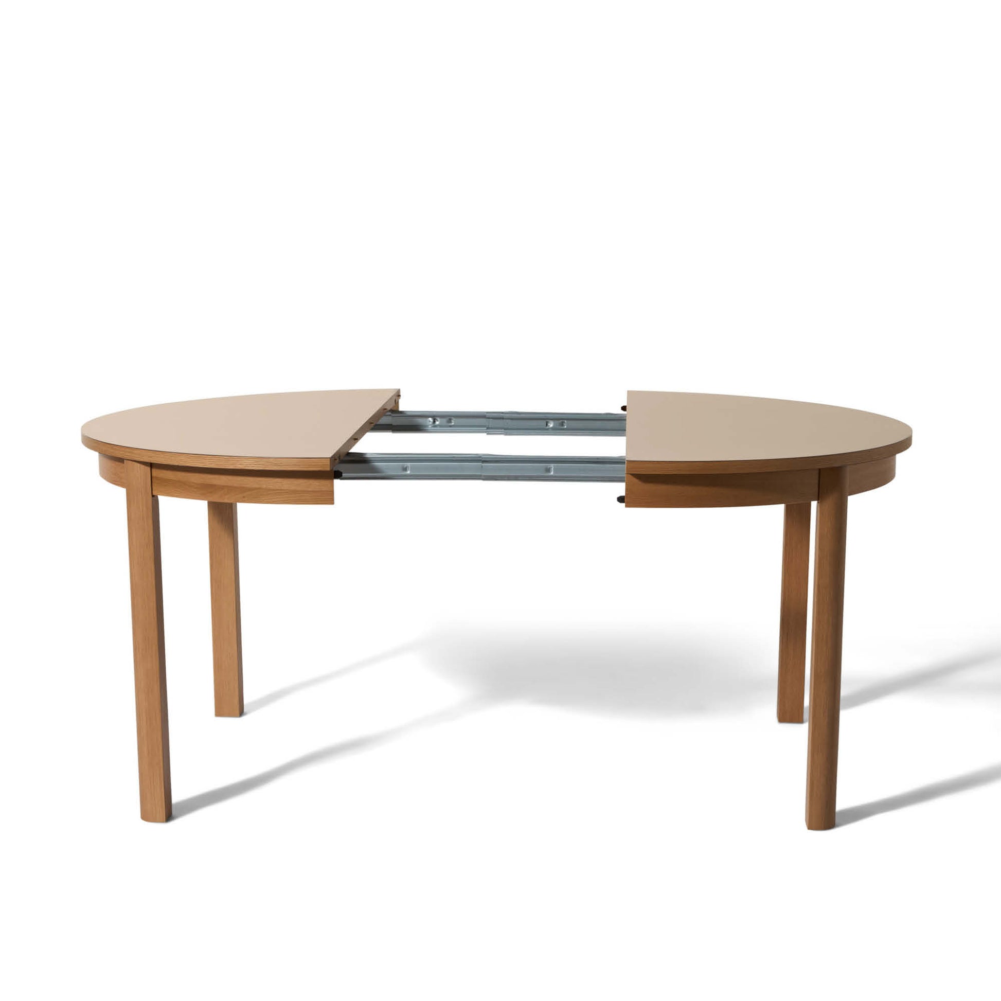 Holdbar spisebord, inkl. tillægsplader | Ø120/220 - Møbelkompagniet