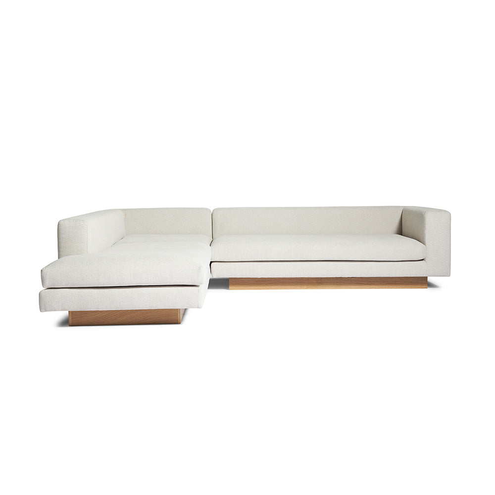 Manhattan chaiselong sofa venstrevendt, Råhvid - Møbelkompagniet
