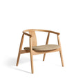 Relate loungestol, egetræ | Stof
