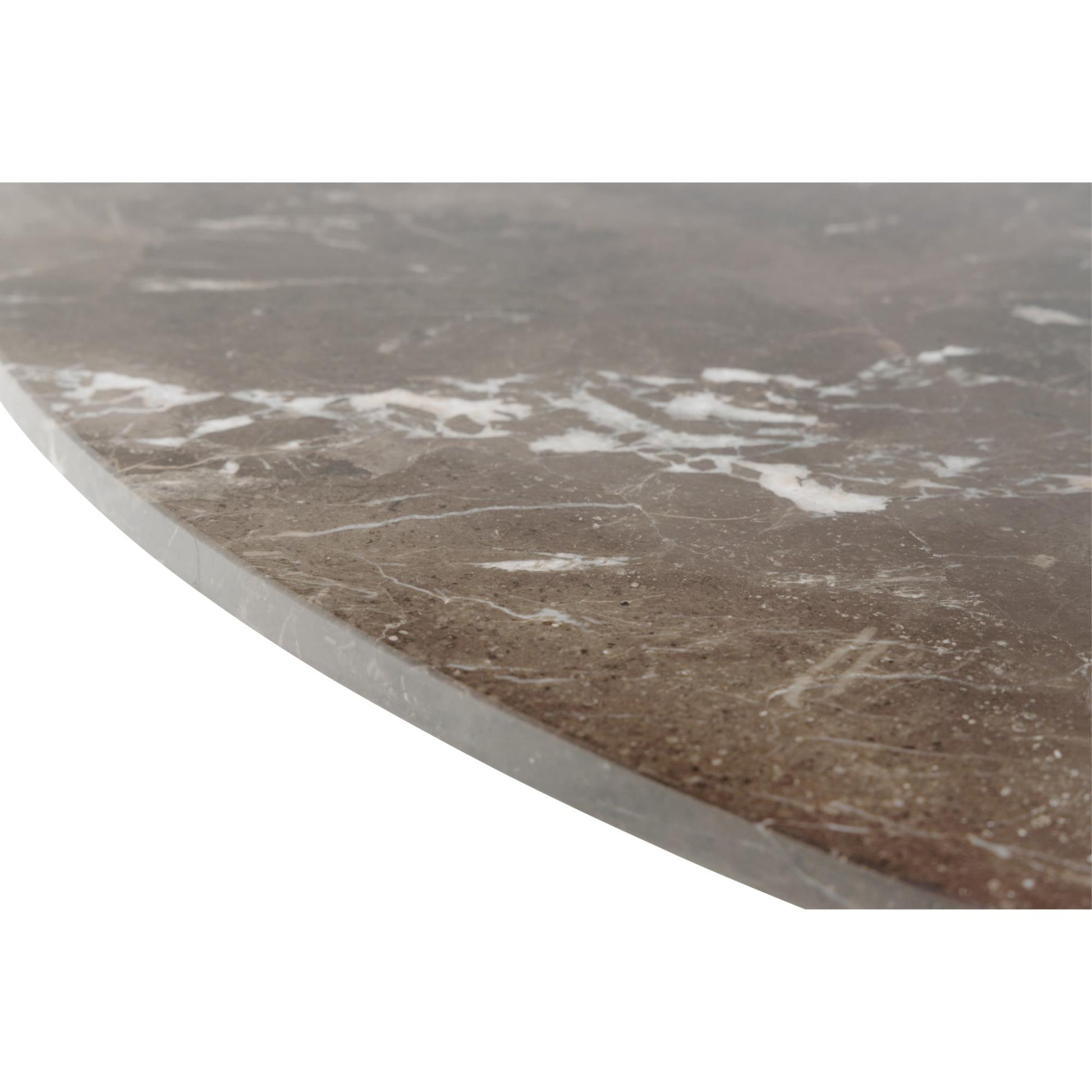 Heaven spisebord, brun marmor | Ø120 - Møbelkompagniet