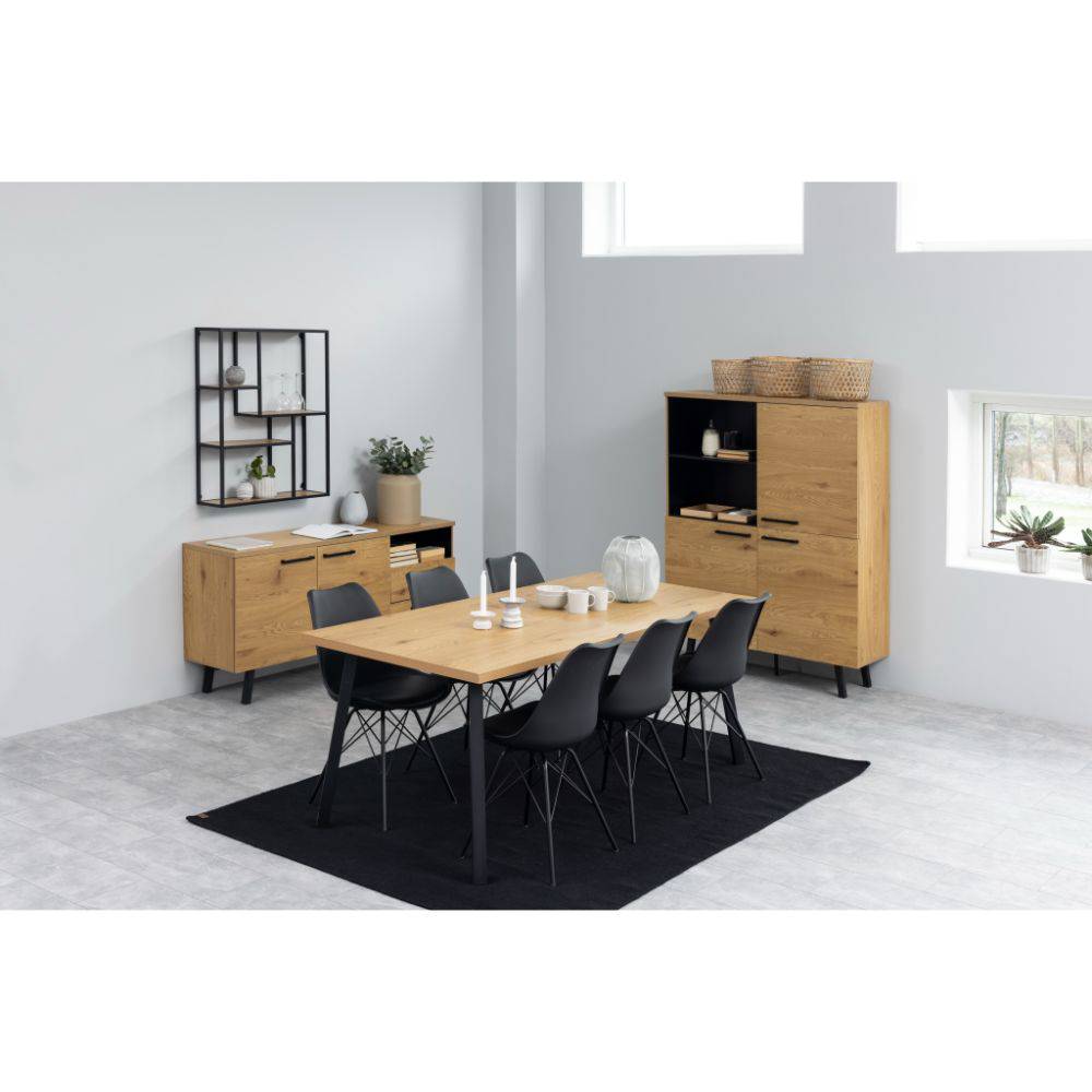 Eris Spisebordsstol, sort/sort - Møbelkompagniet