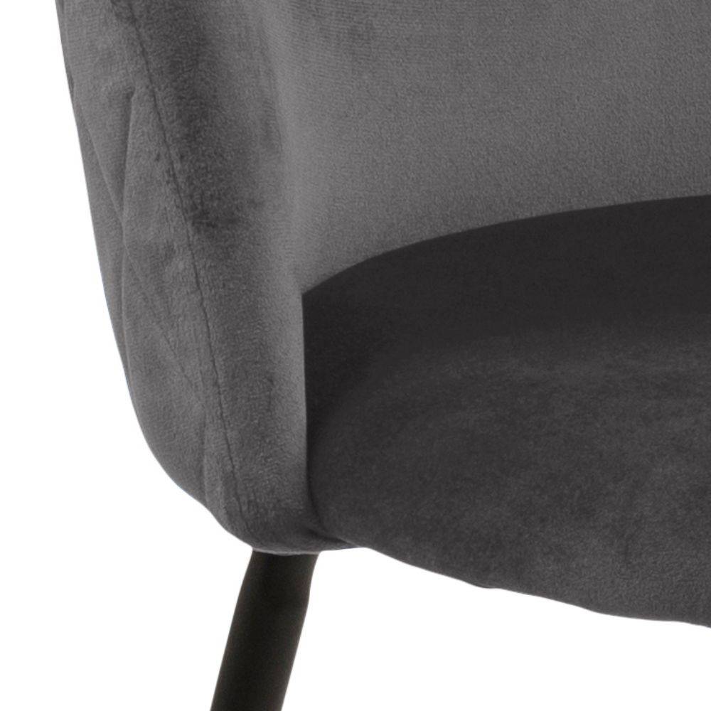 Louise spisebordsstol, mørkegrå - Møbelkompagniet