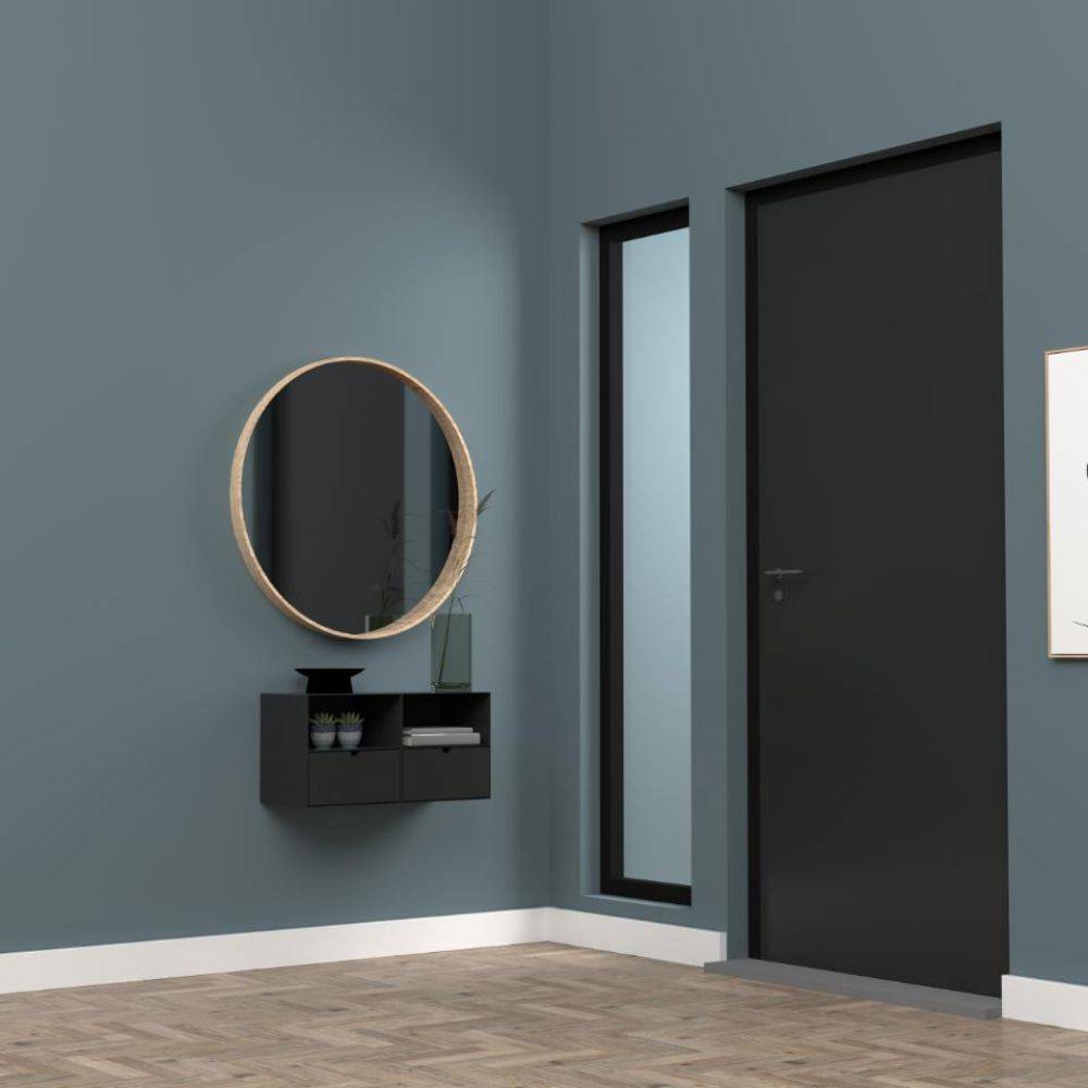 Joliet reol modul, sort skuffe - Møbelkompagniet