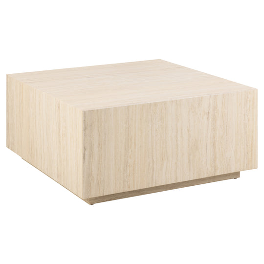 Dice sofabord, marmorlook | 90x90