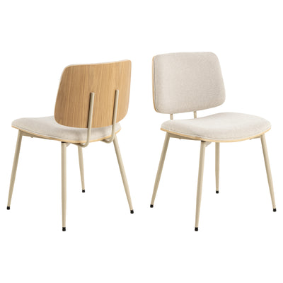 Forma spisebordsstol, Stof/Eg