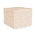 Varese sofabord, travertin marmor | 50x50