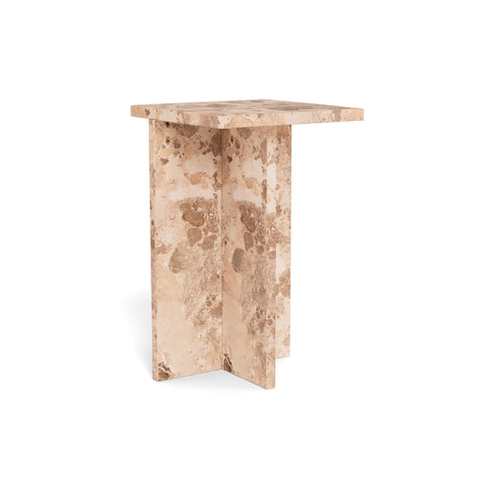 Velasca hjørnebord, latte marmor