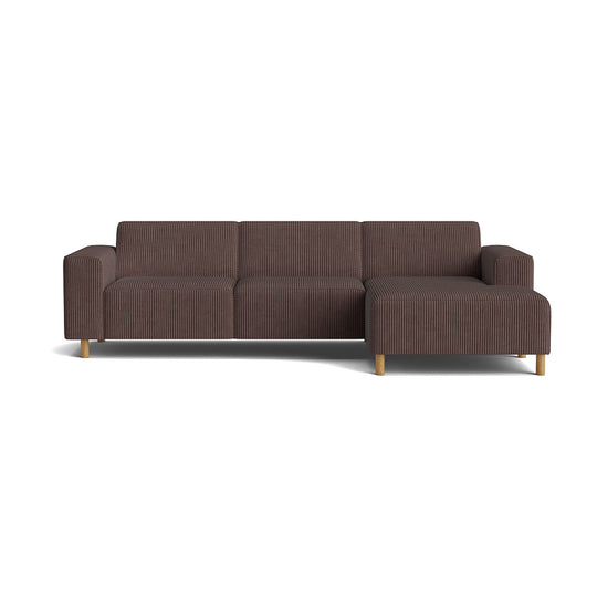 Seam chaiselong sofa, højrevendt
