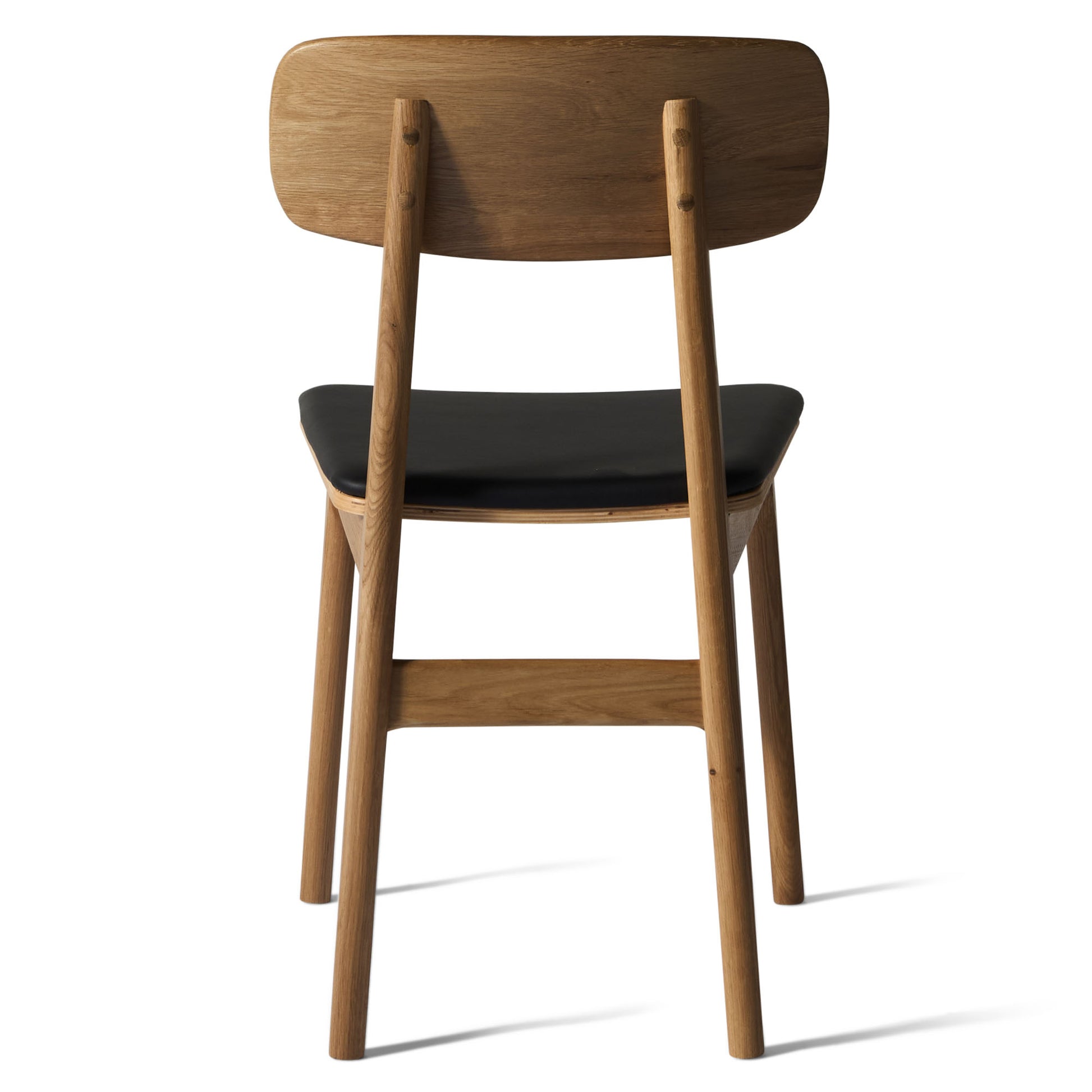 Balo spisebordsstol, Eg/PU læder - Møbelkompagniet