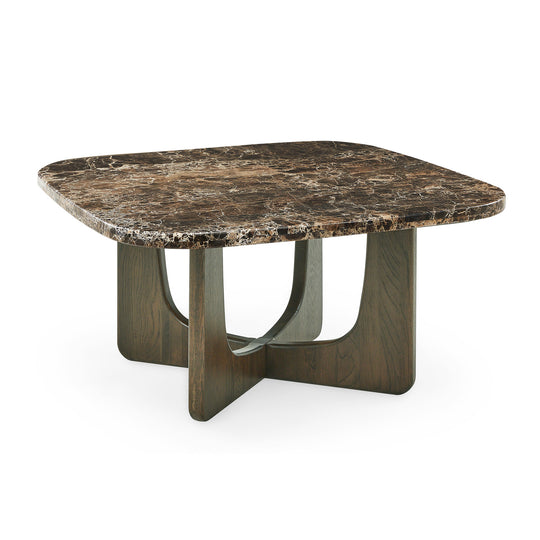 Orion sofabord, Egetræ/Emperador | 90x90