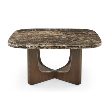 Orion sofabord, Egetræ/Emperador | 90x90 - Møbelkompagniet