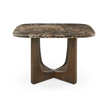 Orion spisebord, Egetræ/Emperador | 120x120 - Møbelkompagniet