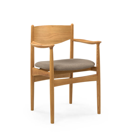 Struct spisebordsstol, armlæn | Stof