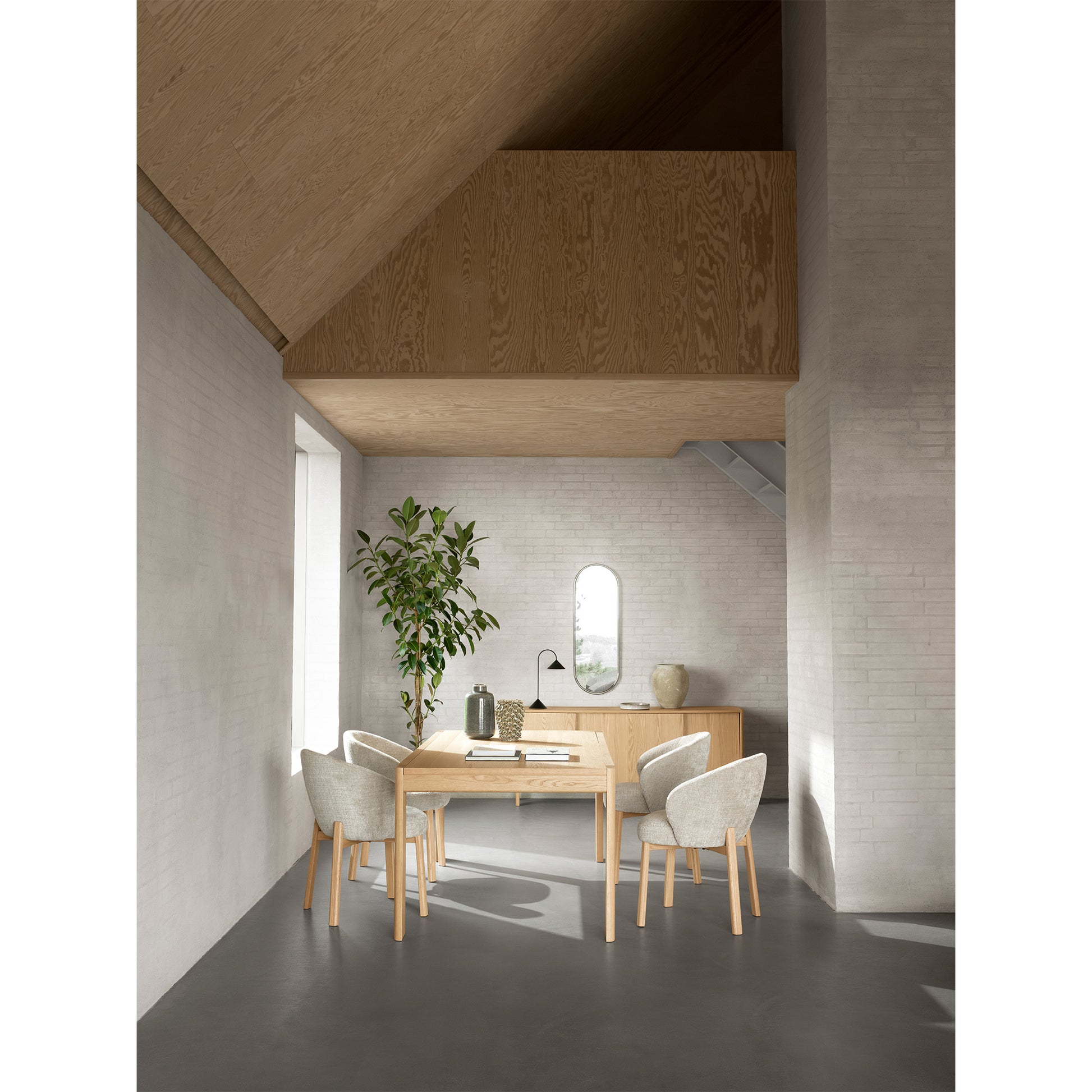 Vero spisebordsstol, Juto Beige - Møbelkompagniet