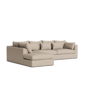 Shabby Chic hjørnesofa, venstrevendt