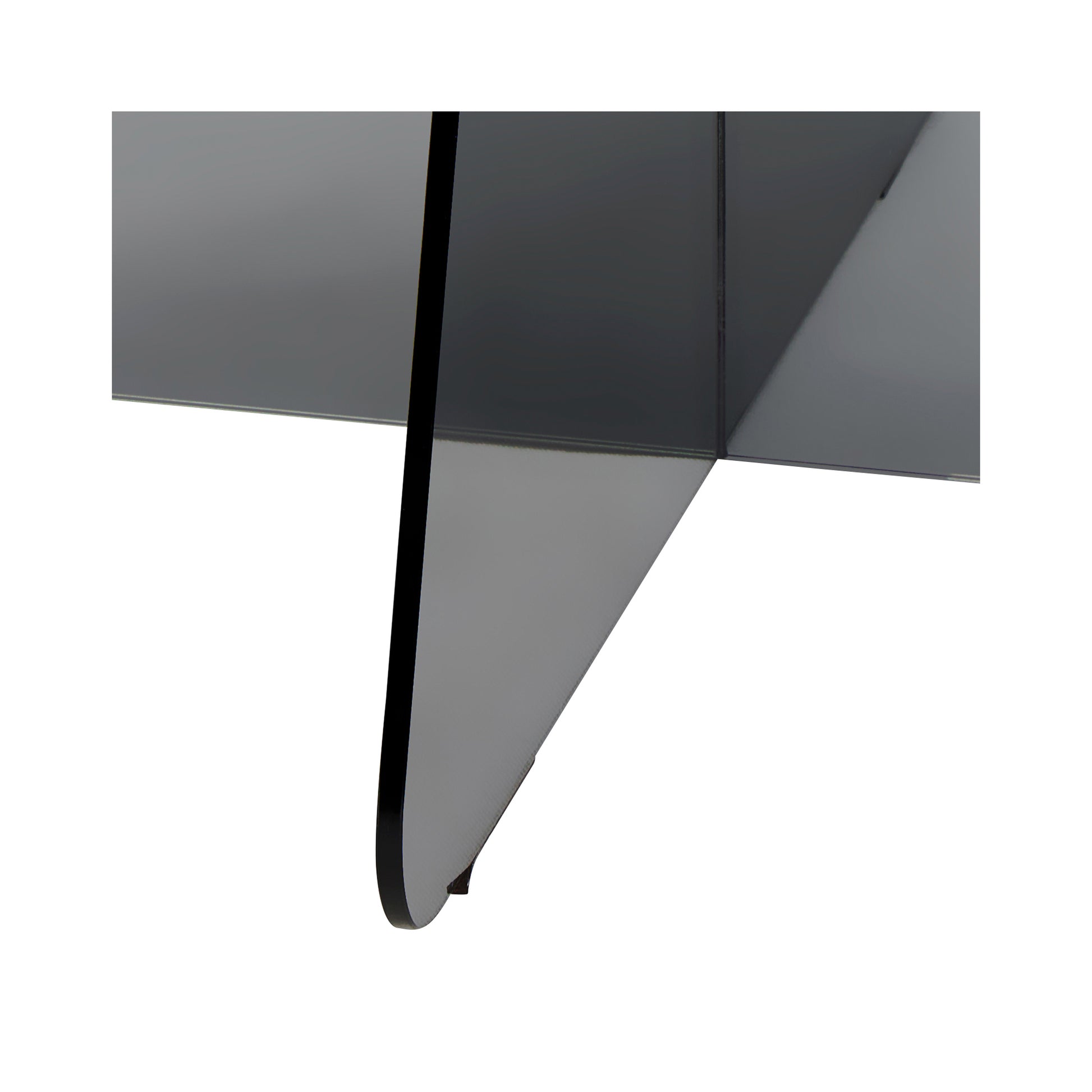 Arco sofabord, glas | Ø80 - Møbelkompagniet
