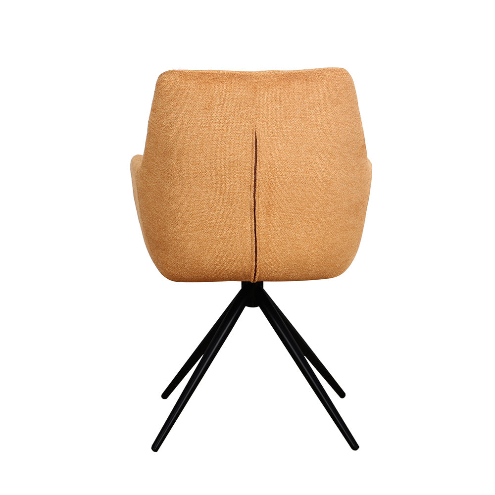 Aya spisebordsstol med armlæn og drejefunktion - Møbelkompagniet