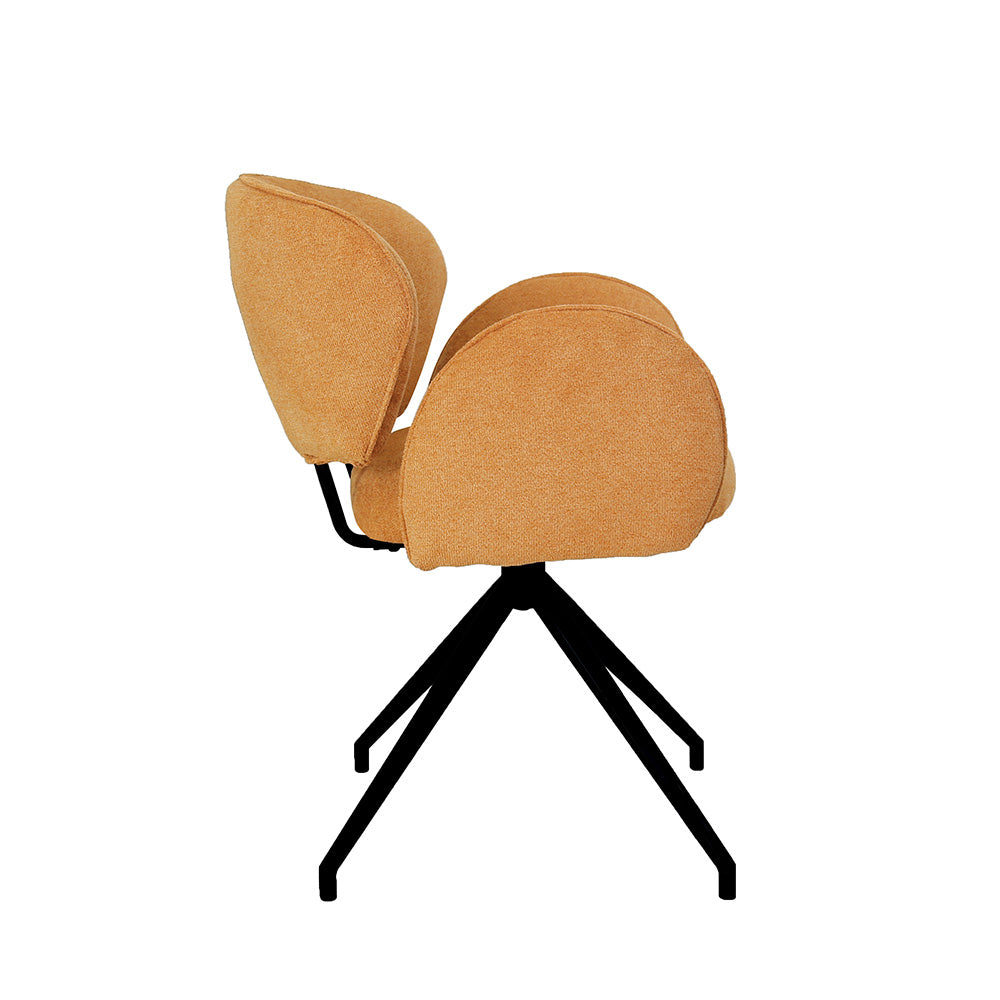 Holly spisebordsstol med armlæn og drejefunktion - Møbelkompagniet