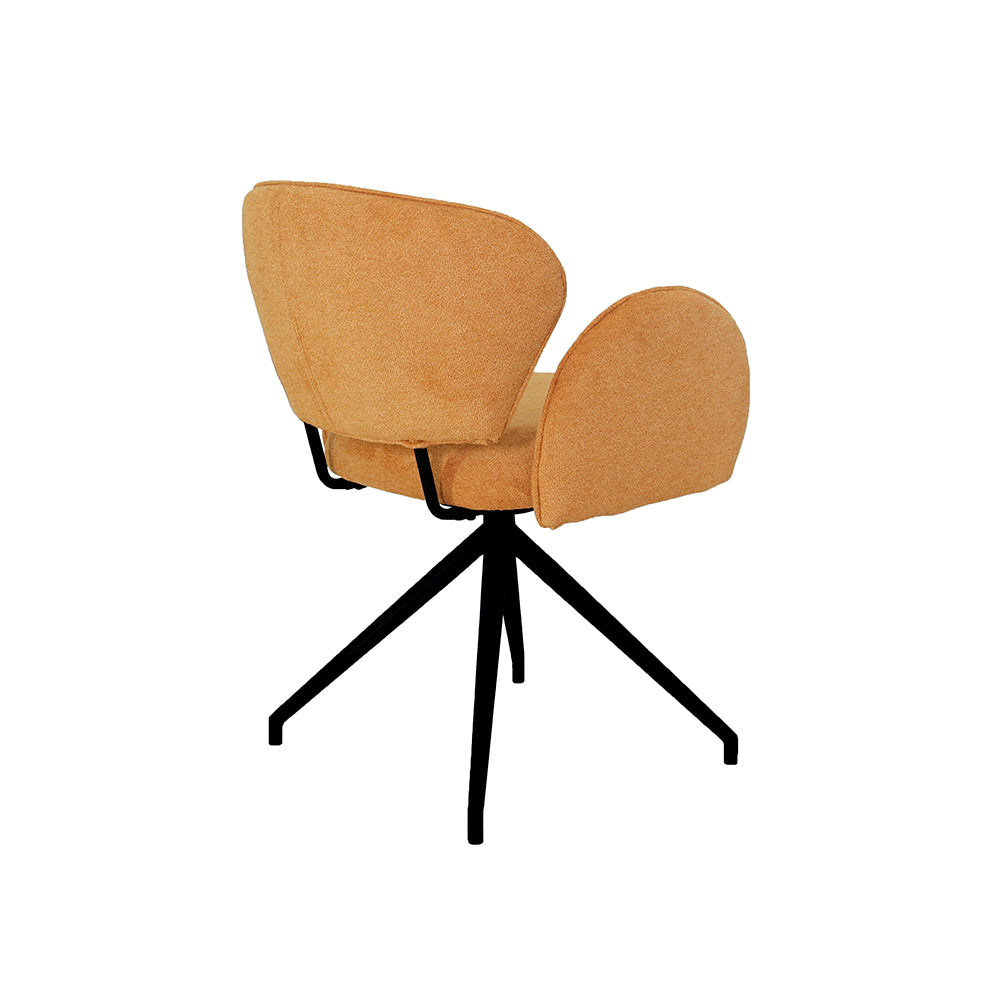 Holly spisebordsstol med armlæn og drejefunktion - Møbelkompagniet