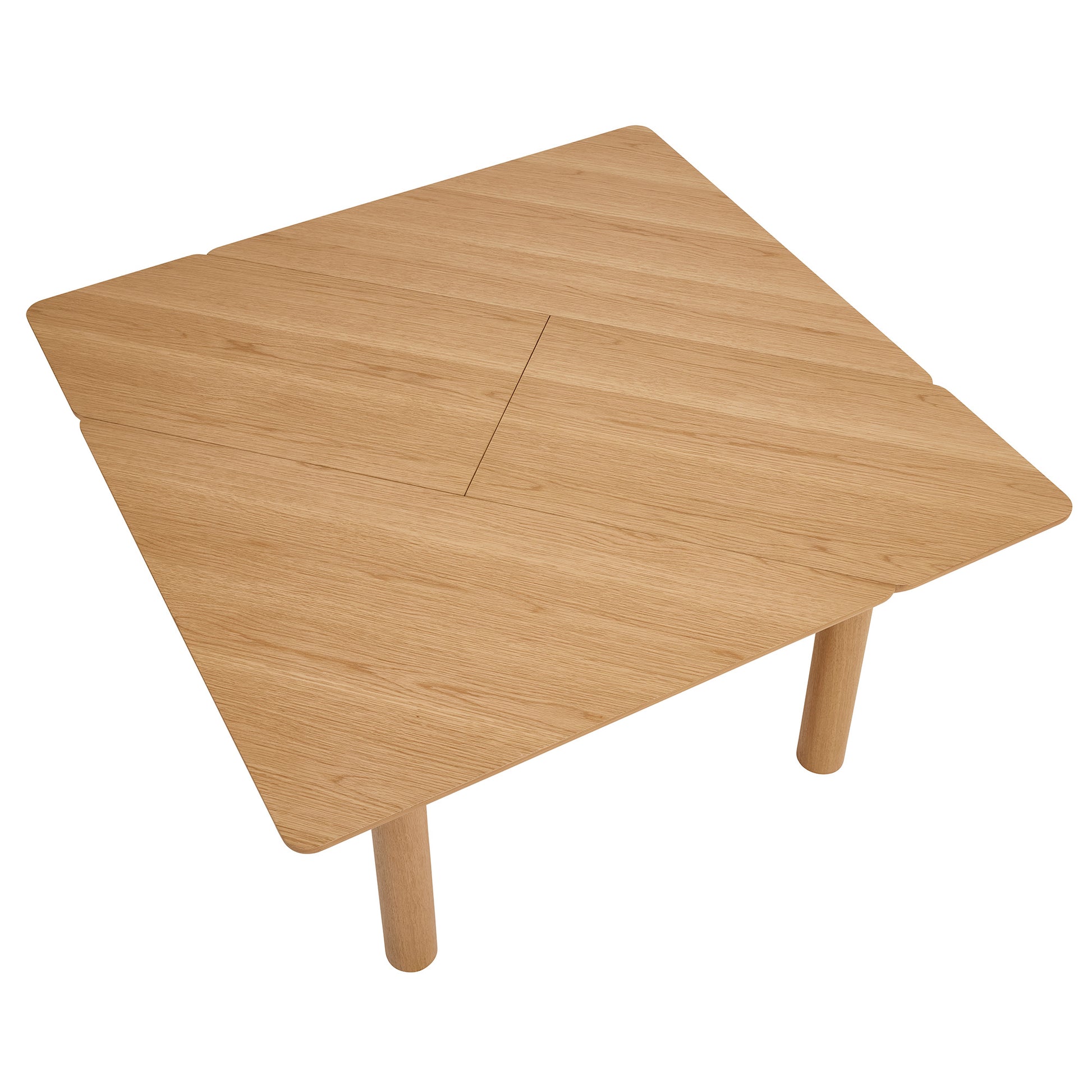 Askov spisebord, inkl. tillægsplade | 100/135x100 - Møbelkompagniet