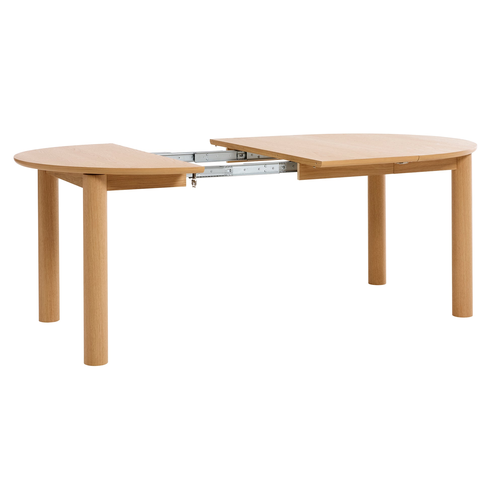 Askov spisebord, inkl. tillægsplade | Ø115-160 - Møbelkompagniet