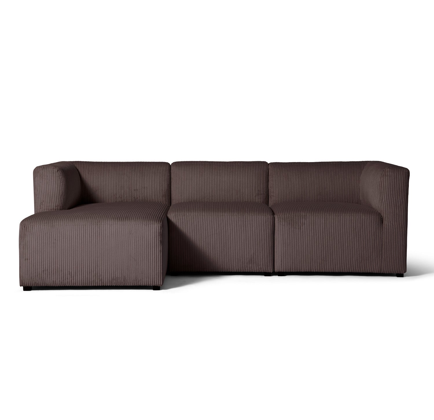 Roma chaiselong sofa venstrevendt, fløjl - Møbelkompagniet