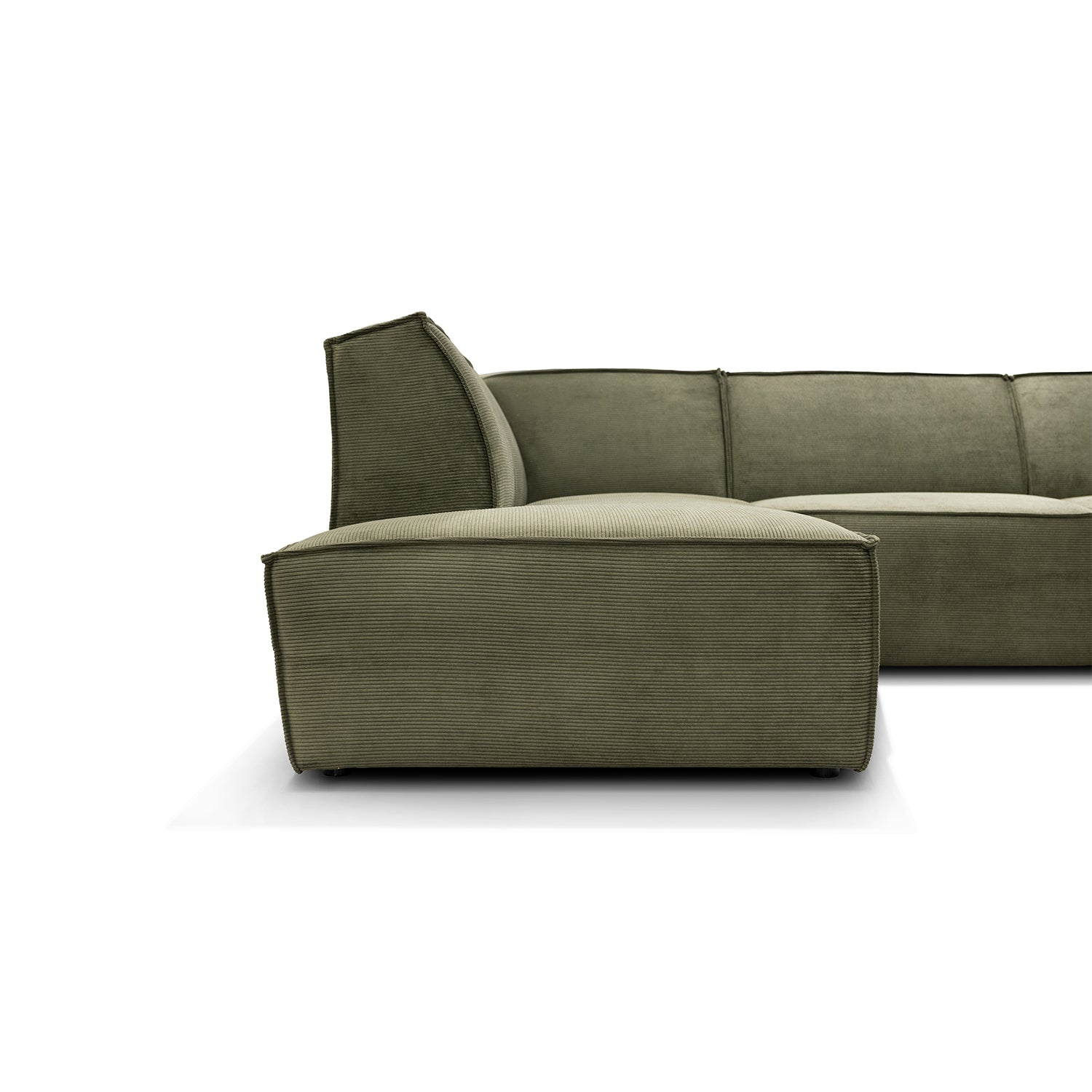 Lyon U-sofa, højrevendt fløjl - Møbelkompagniet