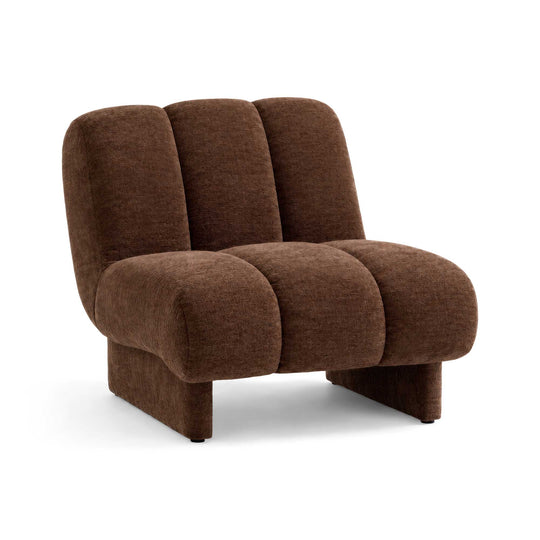 Kumo loungestol, brun