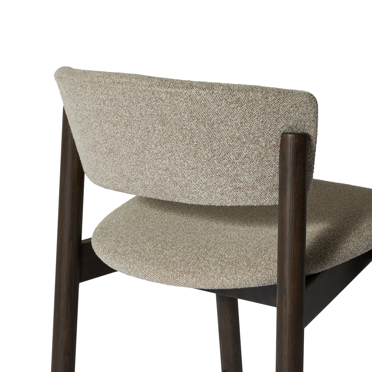 Leonora counterstol, røget egetræ | stof - Møbelkompagniet