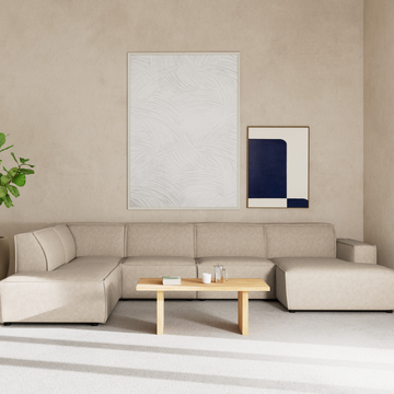 Lyon U-sofa, højrevendt