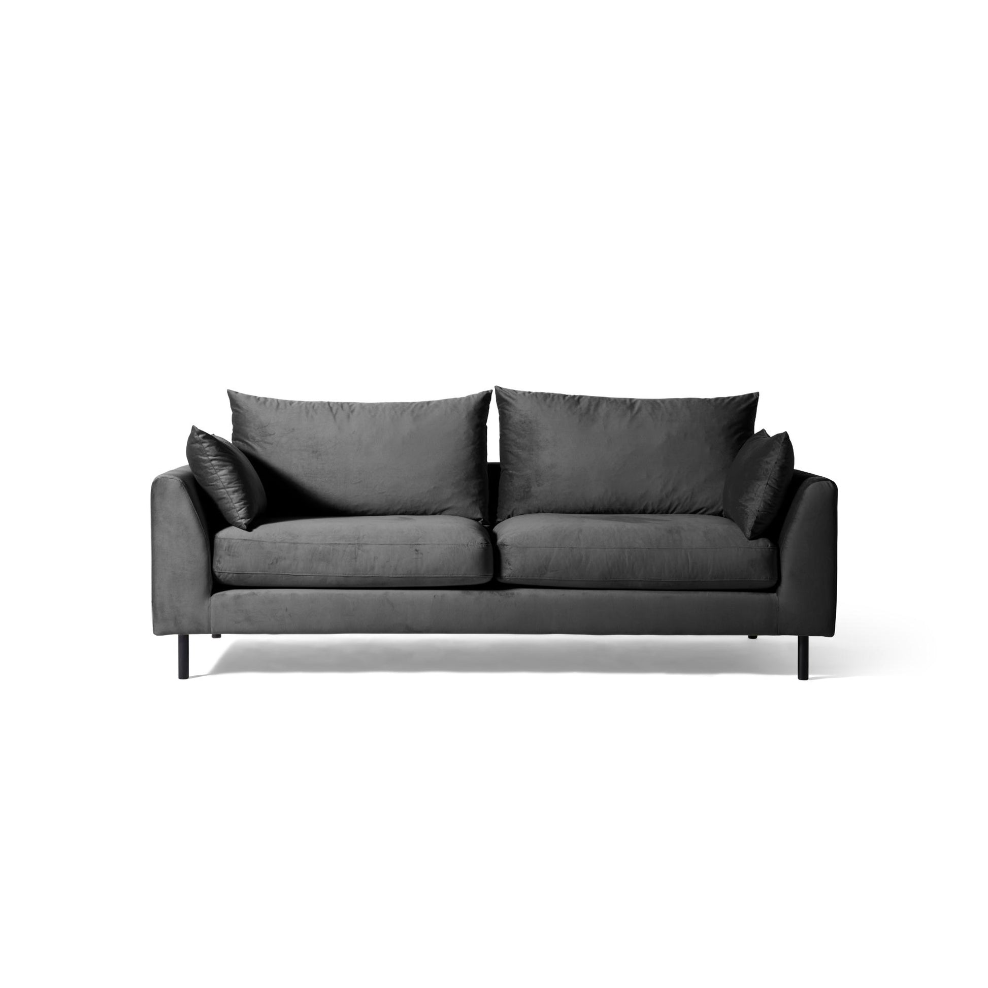 Ofelia 3 personers sofa, velour - Møbelkompagniet