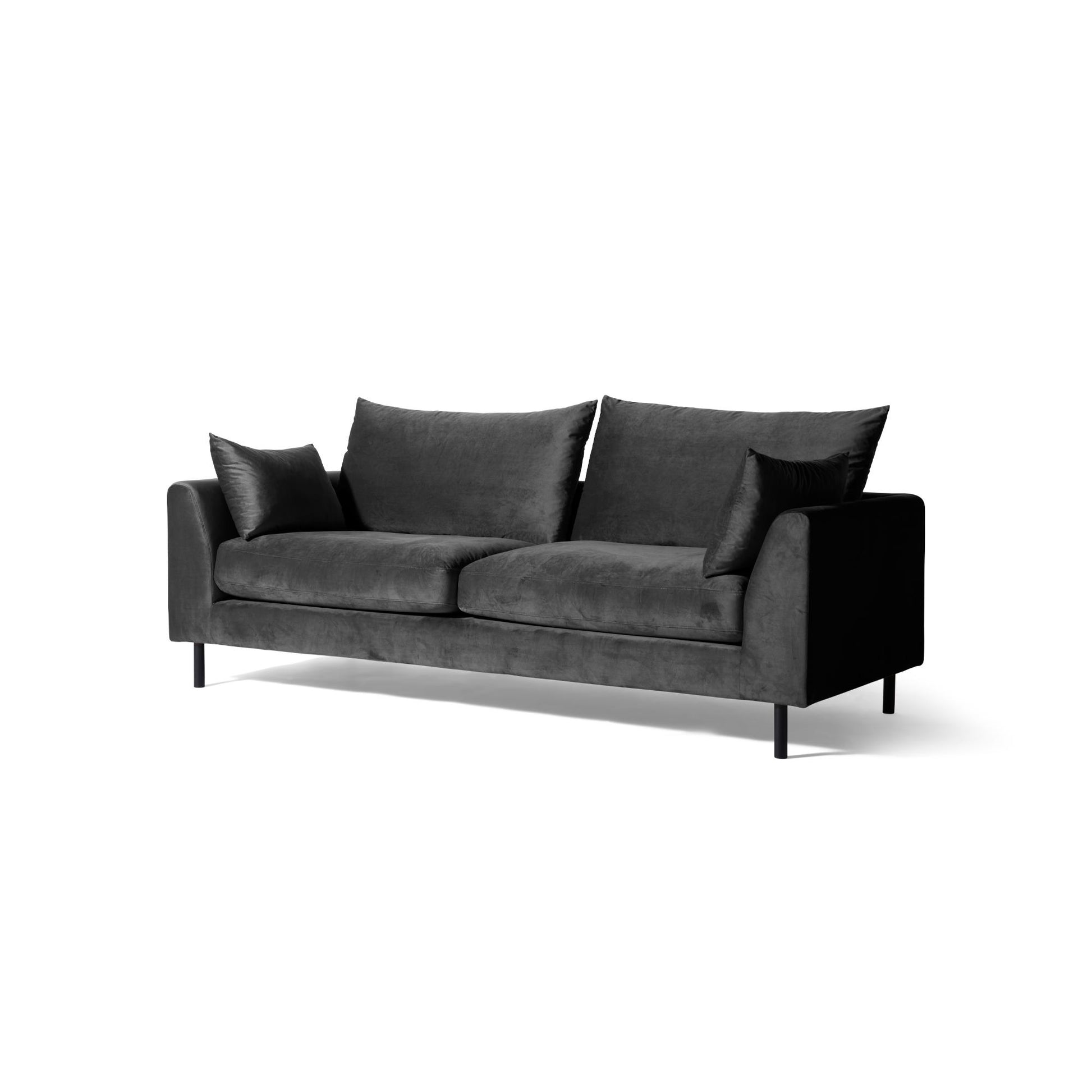 Ofelia 3 personers sofa, velour - Møbelkompagniet