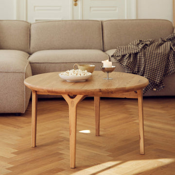 Roots sofabord, Ø80