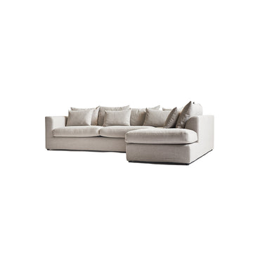 Shabby Chic hjørnesofa, højrevendt