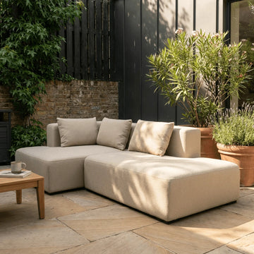 Solea havesofa med chaiselong, venstrevendt | Open end