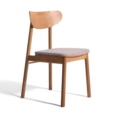 Struktur spisebordsstol, Egetræ | Stof